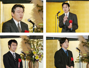 第6回ドコモ・モバイル・サイエンス賞の授賞式の受賞者の写真